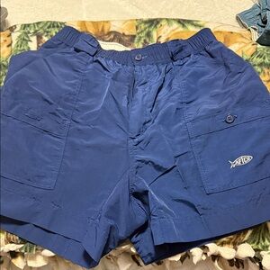 AFTCO Men's Navy Cargo Shorts